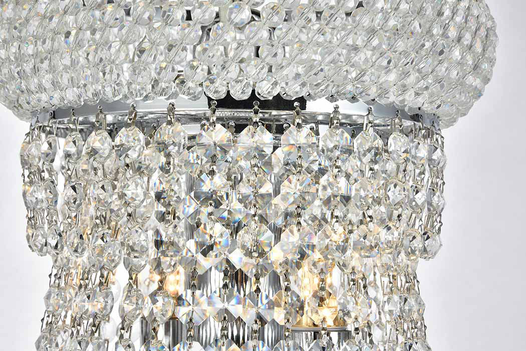 Elegant Pendant Light - Chrome/EC, L 24" (V1800D24C-EC)