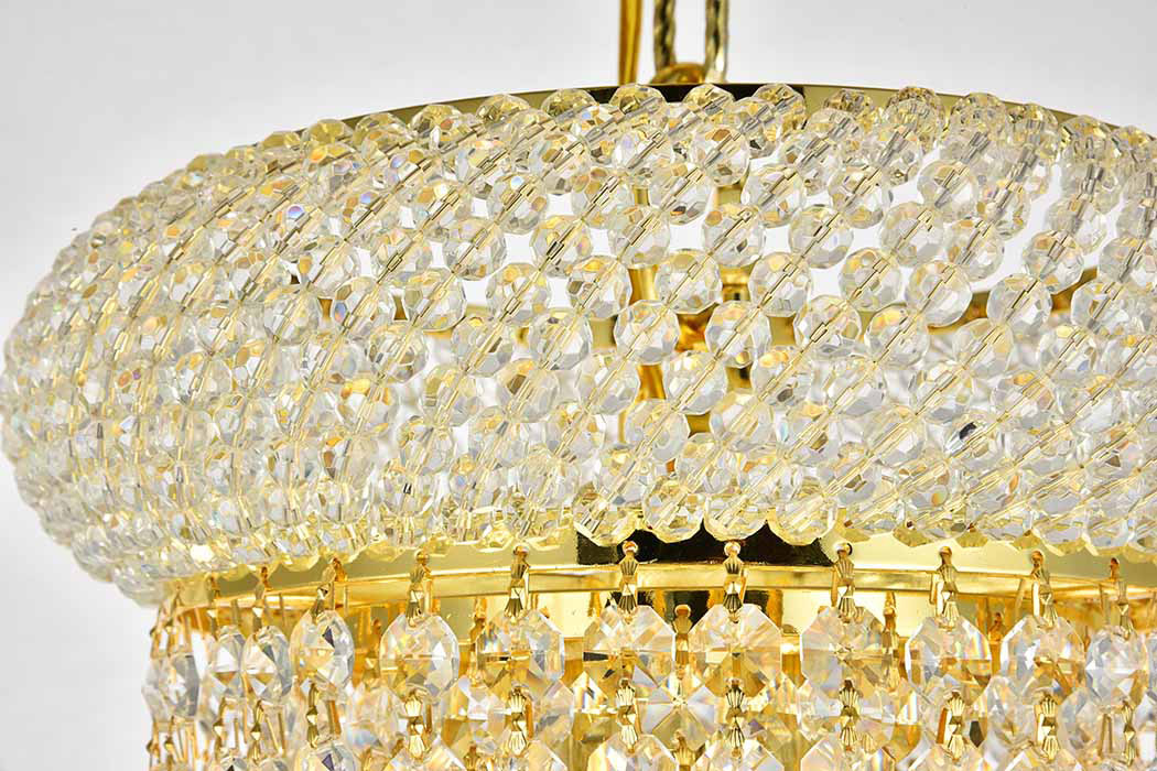 Elegant Pendant Light - Gold, L 24" (V1800D24G-RC)