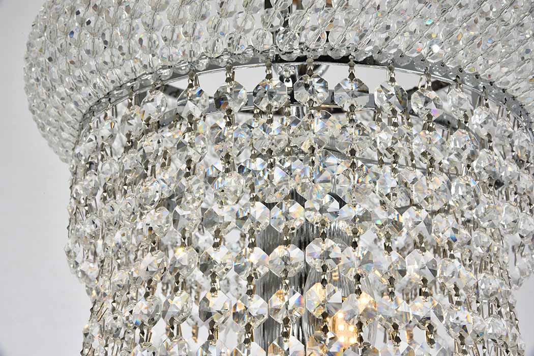 Elegant Pendant Light - Chrome/EC, L 28" (V1800D28C-EC)