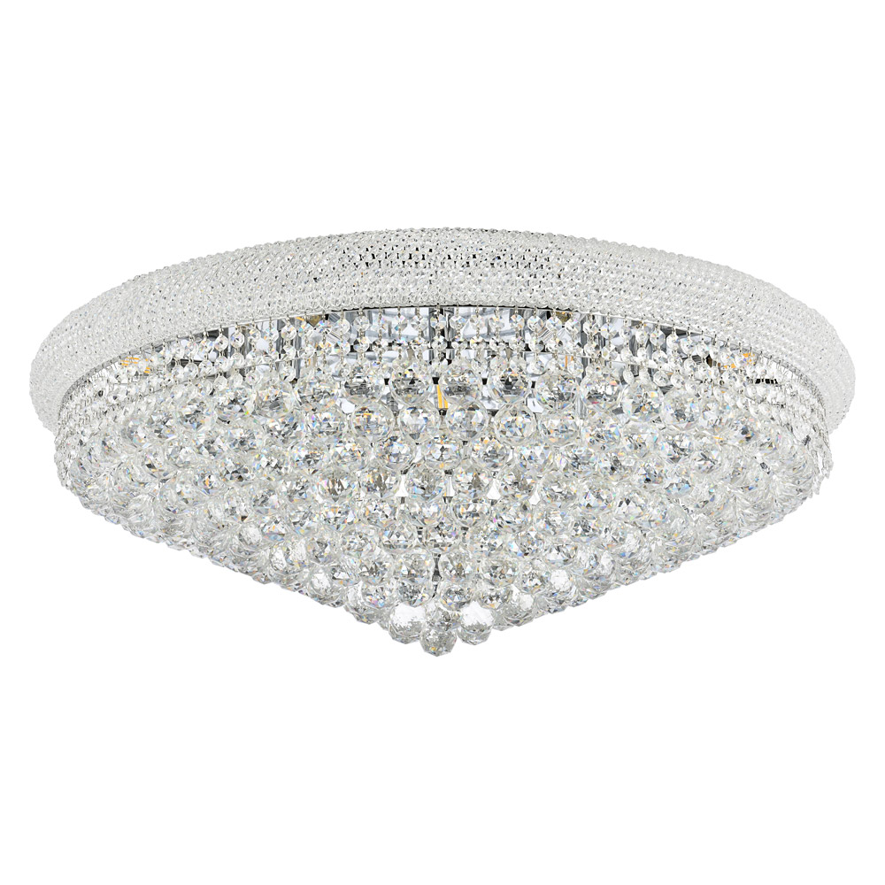 Elegant Flush Mount Light - Chrome, L 36" (V1800F36C-RC)