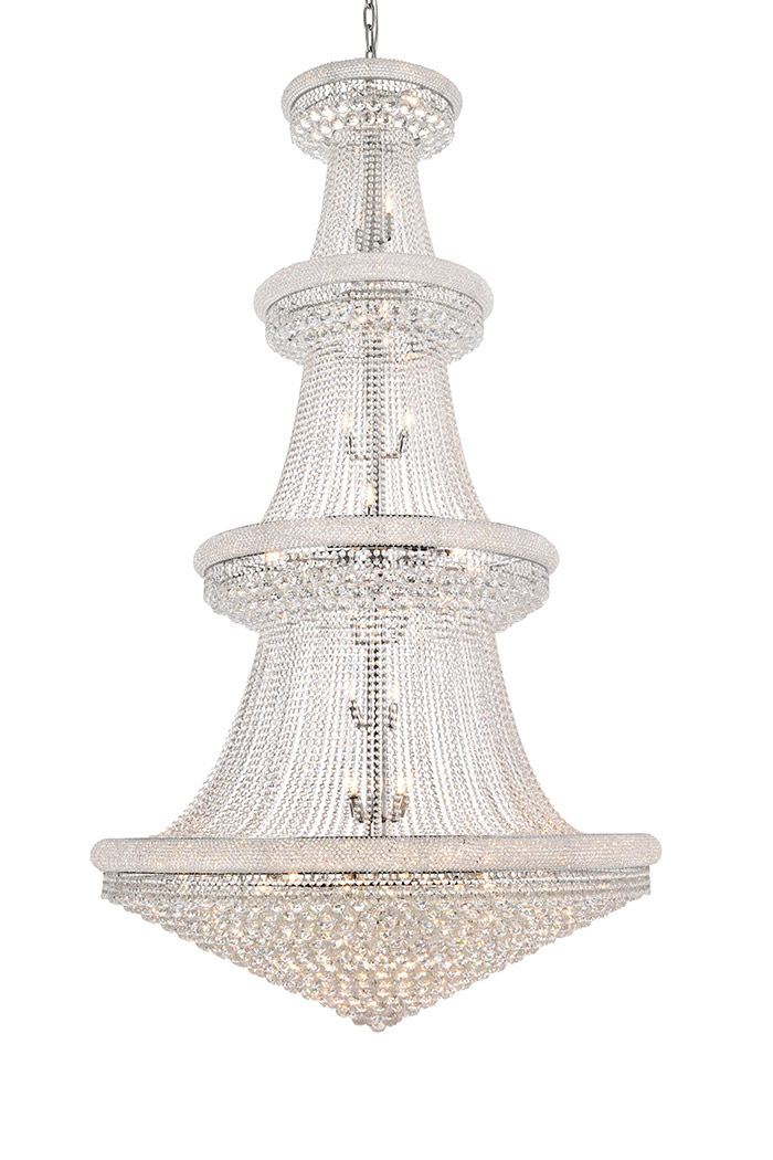 Elegant Chandelier - Chrome, L 54" (V1800G54C-RC)