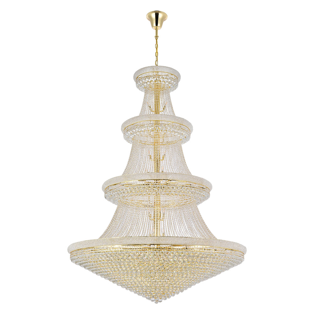 Elegant Chandelier - Gold, L 72" (V1800G72G-RC)