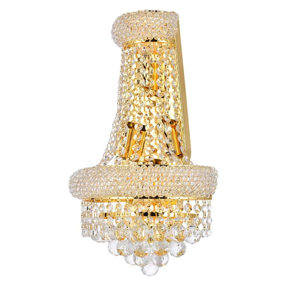 Elegant Wall Sconce - Gold, H 17" (V1800W12SG-RC)