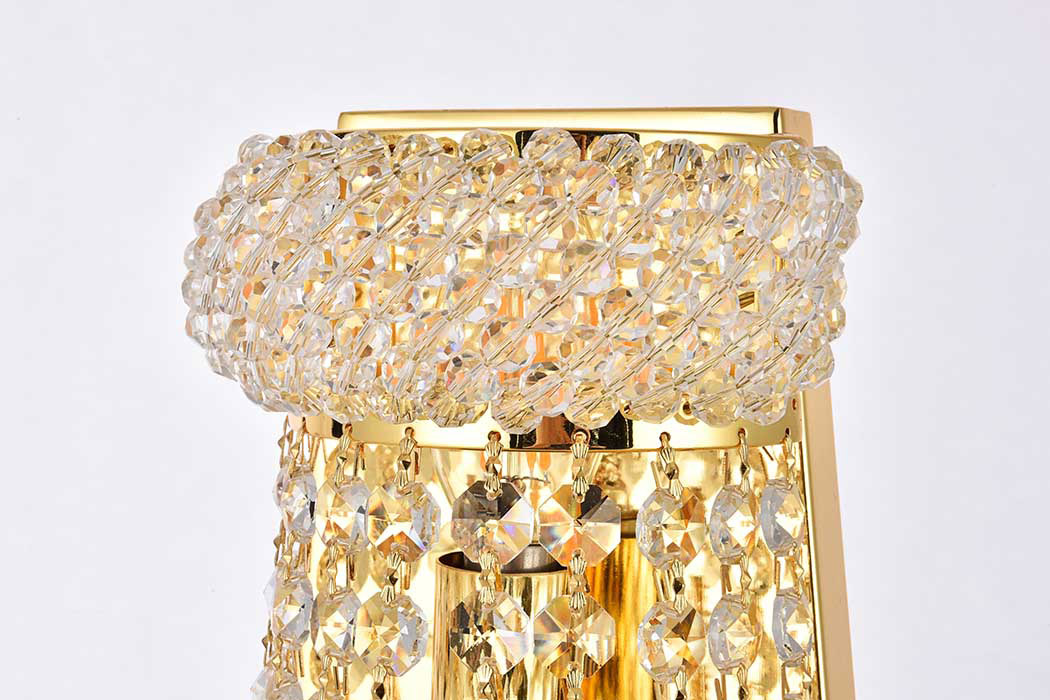 Elegant Wall Sconce - Gold, H 17" (V1800W12SG-RC)