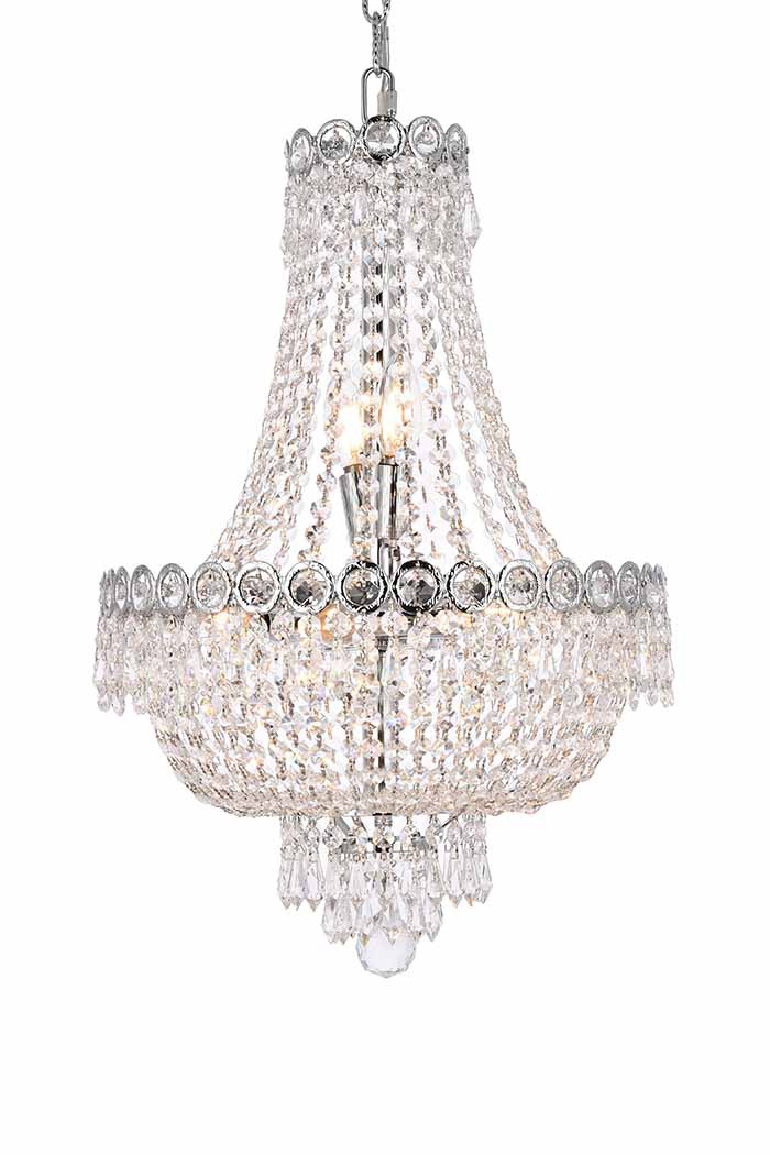 Elegant Pendant Light - Chrome, L 16" (V1900D16C-RC)