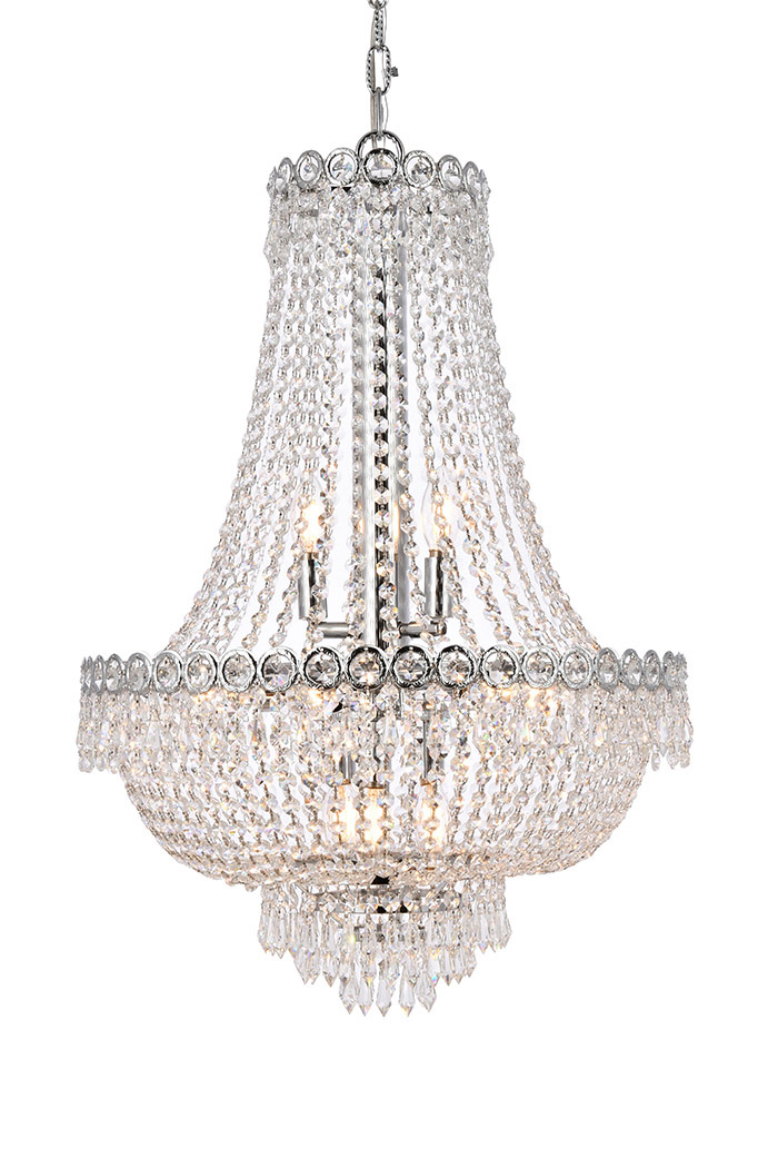 Elegant Pendant Light - Chrome, L 20" (V1900D20C-RC)