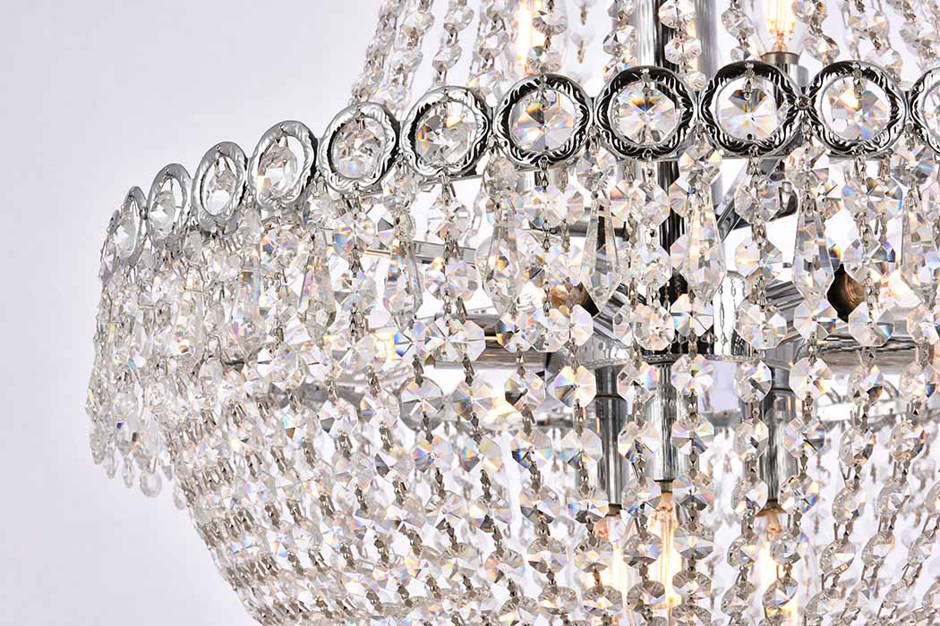 Elegant Pendant Light - Chrome, L 20" (V1900D20C-RC)