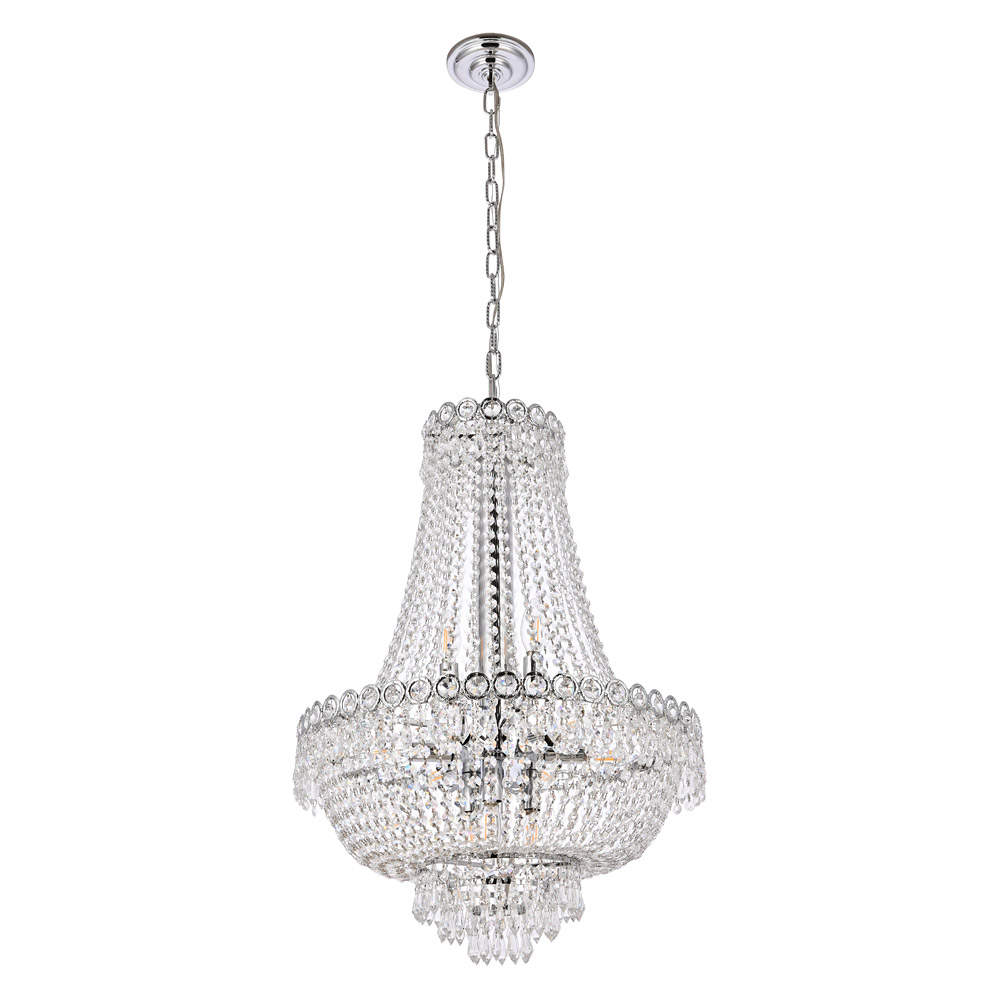 Elegant Pendant Light - Chrome, L 20" (V1900D20C-RC)