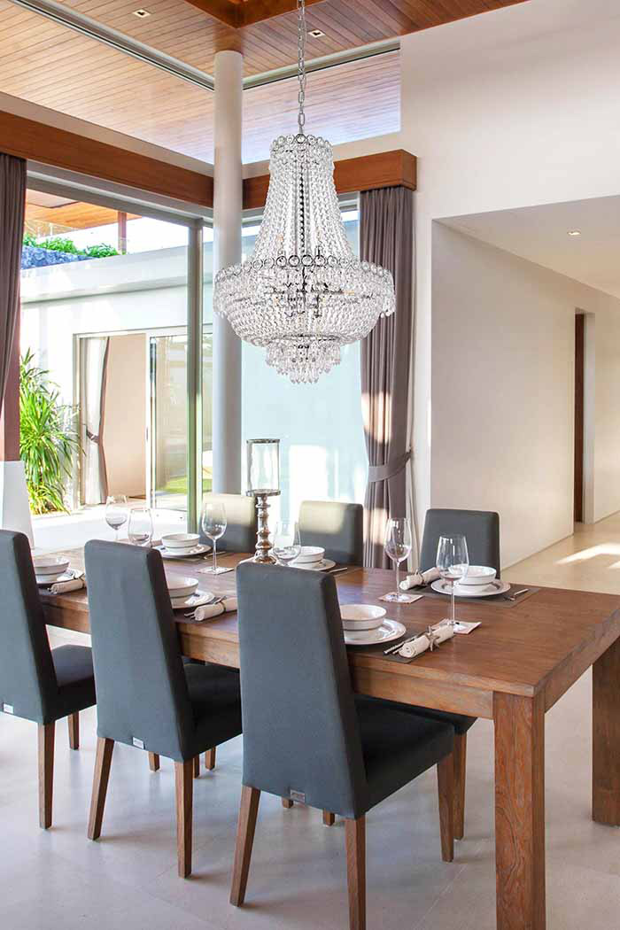 Elegant Pendant Light - Chrome, L 20" (V1900D20C-RC)