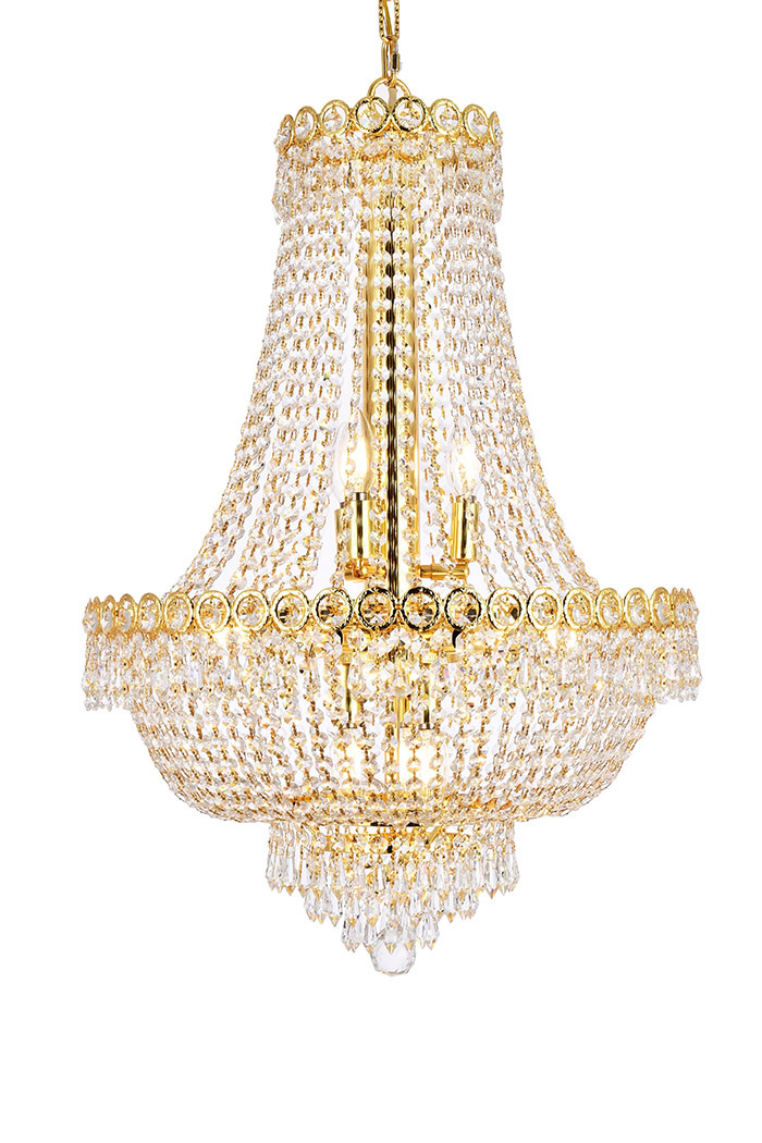 Elegant Pendant Light - Gold, L 20" (V1900D20G-RC)