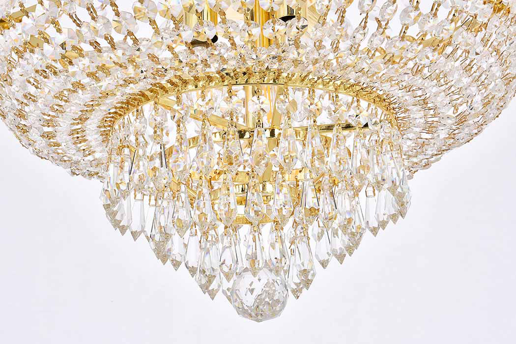 Elegant Pendant Light - Gold, L 20" (V1900D20G-RC)