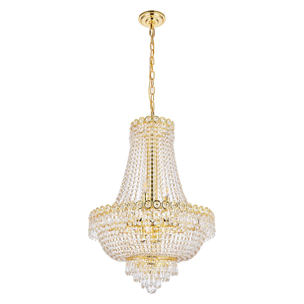 Elegant Pendant Light - Gold, L 20" (V1900D20G-RC)