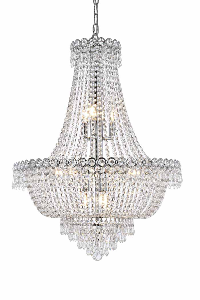 Elegant Pendant Light - Chrome, L 24" (V1900D24C-RC)