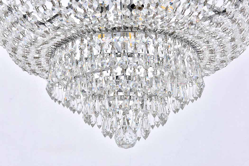 Elegant Pendant Light - Chrome, L 24" (V1900D24C-RC)