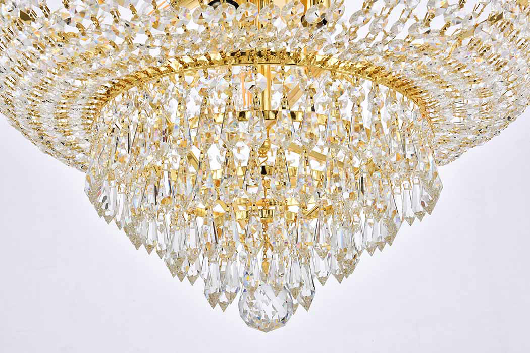 Elegant Pendant Light - Gold, L 24" (V1900D24G-RC)