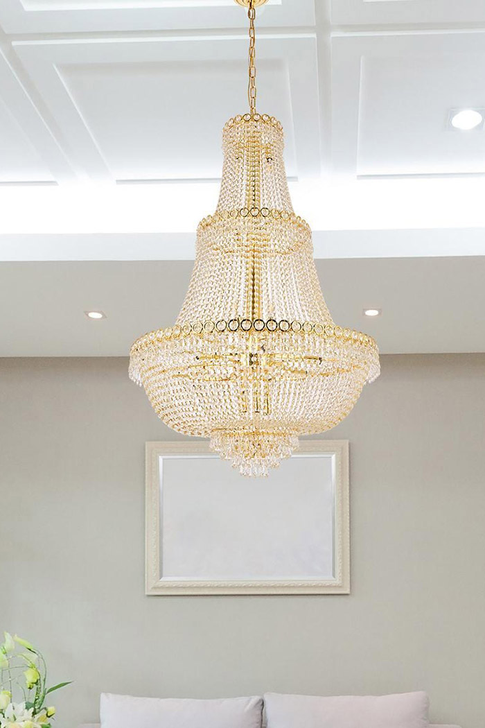 Elegant Chandelier - Gold (V1900G30G-RC)