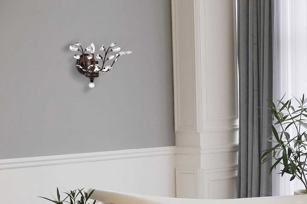 Elegant Wall Sconce - Dark Bronze (V2011W16DB-RC)