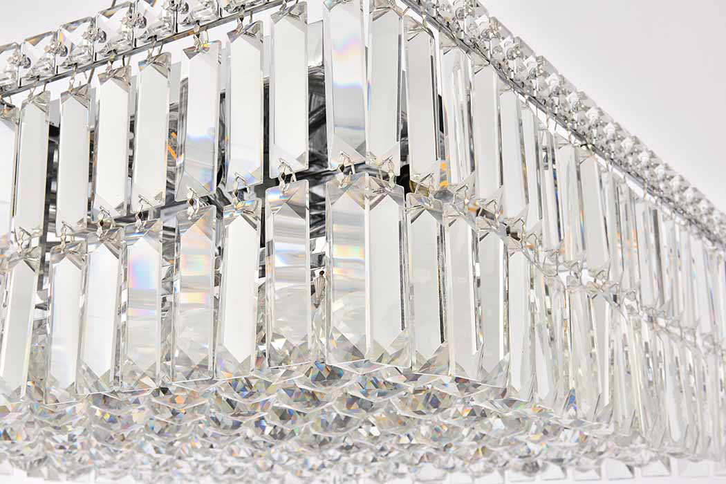 Elegant Chandelier - Chrome, L 20" (V2032D20C-RC)