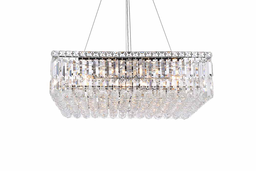 Elegant Chandelier - Chrome, L 24" (V2032D24C-RC)