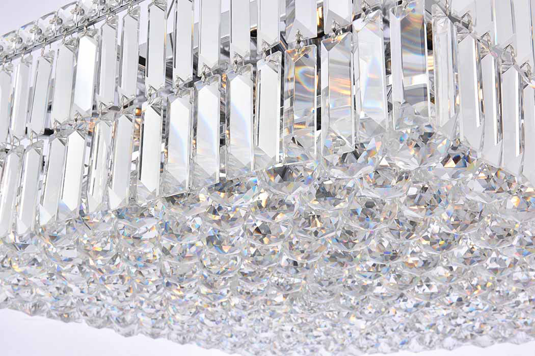 Elegant Chandelier - Chrome, L 24" (V2032D24C-RC)