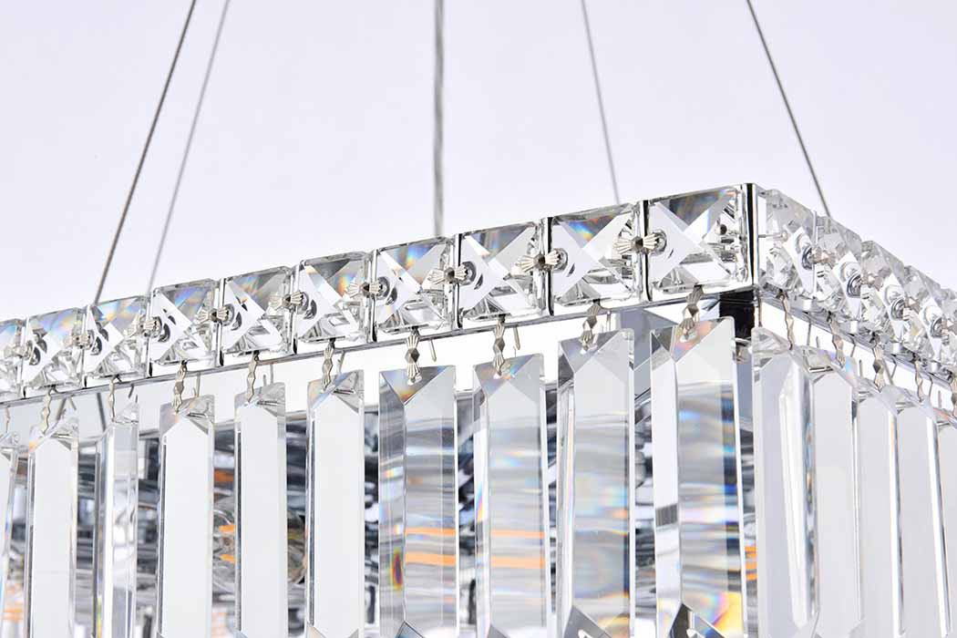 Elegant Chandelier - Chrome, L 24" (V2032D24C-RC)