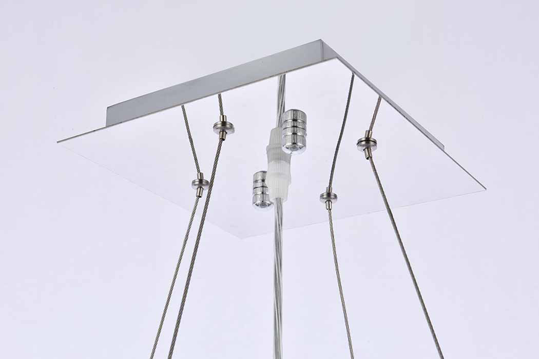 Elegant Chandelier - Chrome, L 24" (V2032D24C-RC)