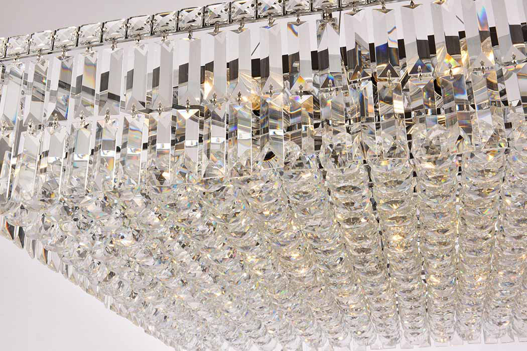 Elegant Chandelier - Chrome, L 28" (V2032D28C-RC)