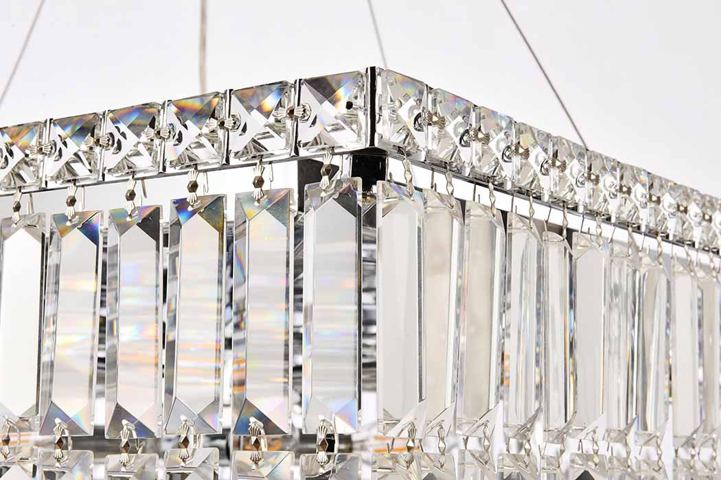 Elegant Chandelier - Chrome, L 32" (V2032D32C-RC)