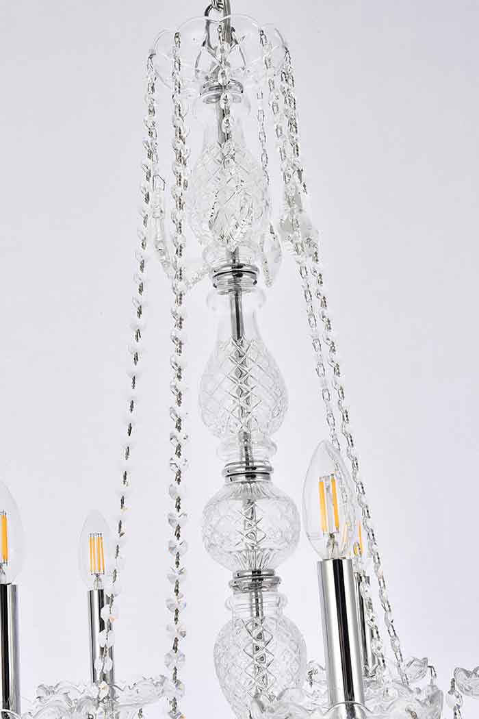 Elegant Chandelier - Chrome (V7815G33C-RC)