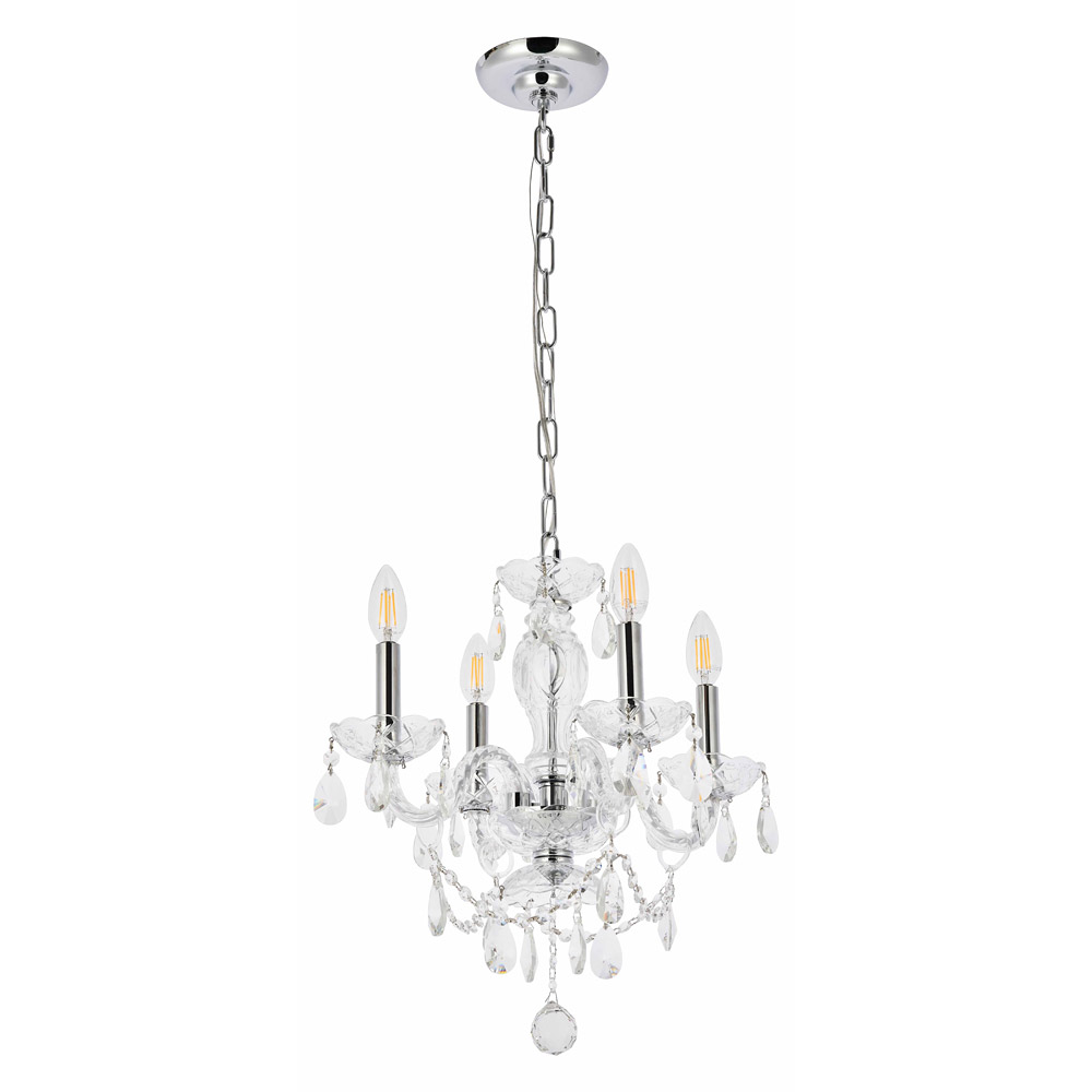 Elegant Pendant Light - Chrome (V7834D17C-RC)