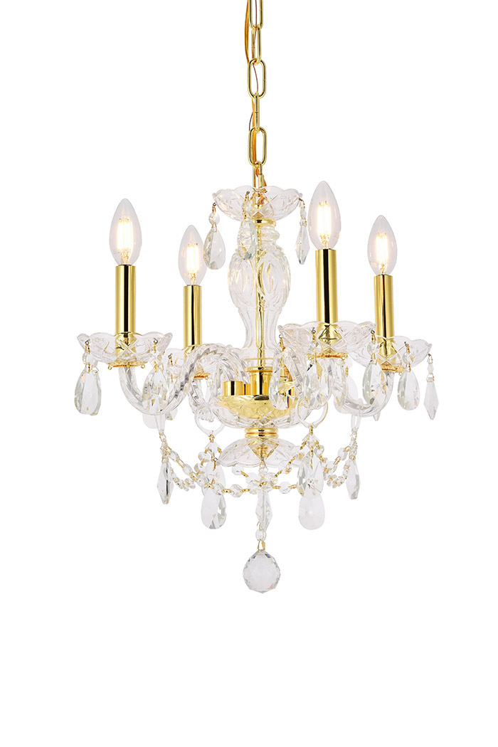 Elegant Pendant Light - Gold (V7834D17G-RC)