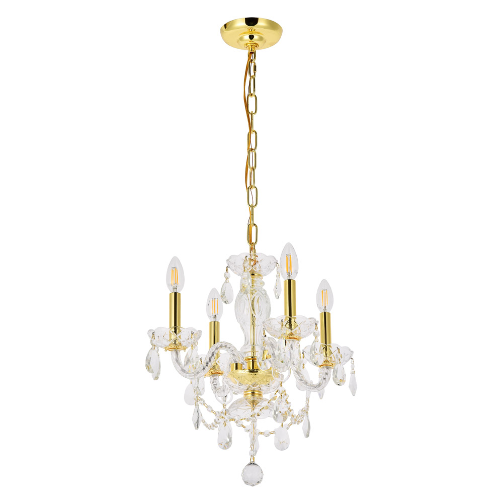 Elegant Pendant Light - Gold (V7834D17G-RC)