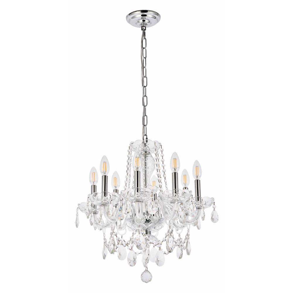 Elegant Chandelier - Chrome (V7838D20C-RC)