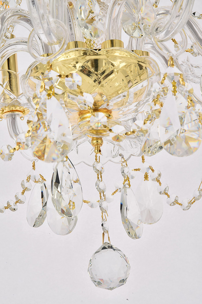 Elegant Chandelier - Gold (V7838D20G-RC)