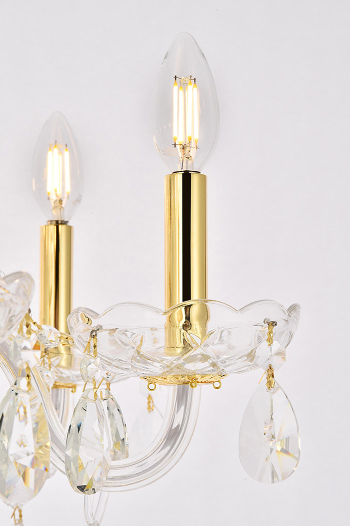 Elegant Chandelier - Gold (V7838D20G-RC)