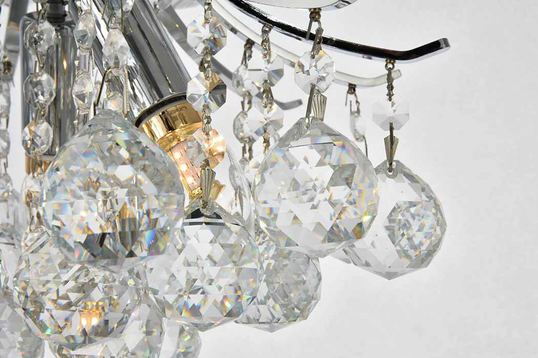 Elegant Pendant Light - Chrome, L 12" (V8000D12C-RC)