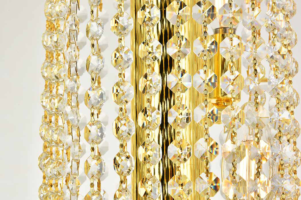 Elegant Chandelier - Gold/EC, L 35" (V8006G35G-EC)