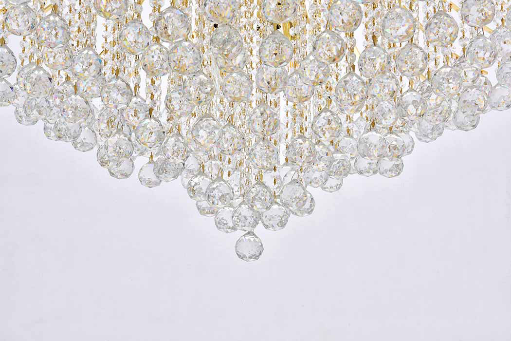 Elegant Chandelier - Gold, L 44" (V8008G44G-RC)