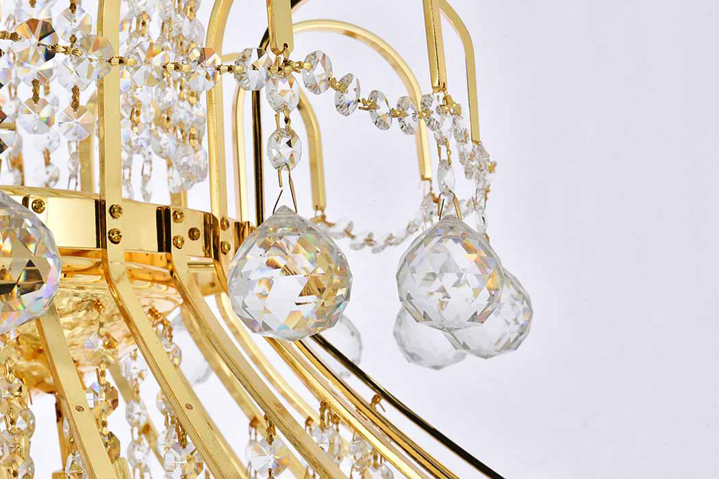 Elegant Chandelier - Gold, L 44" (V8008G44G-RC)