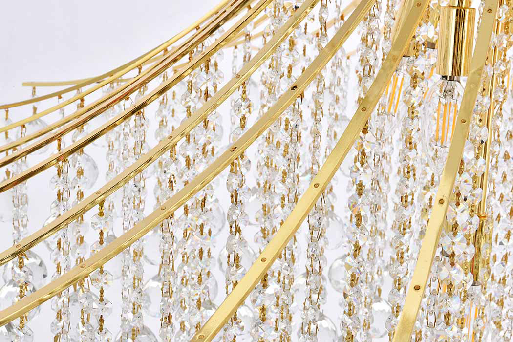 Elegant Chandelier - Gold, L 44" (V8008G44G-RC)