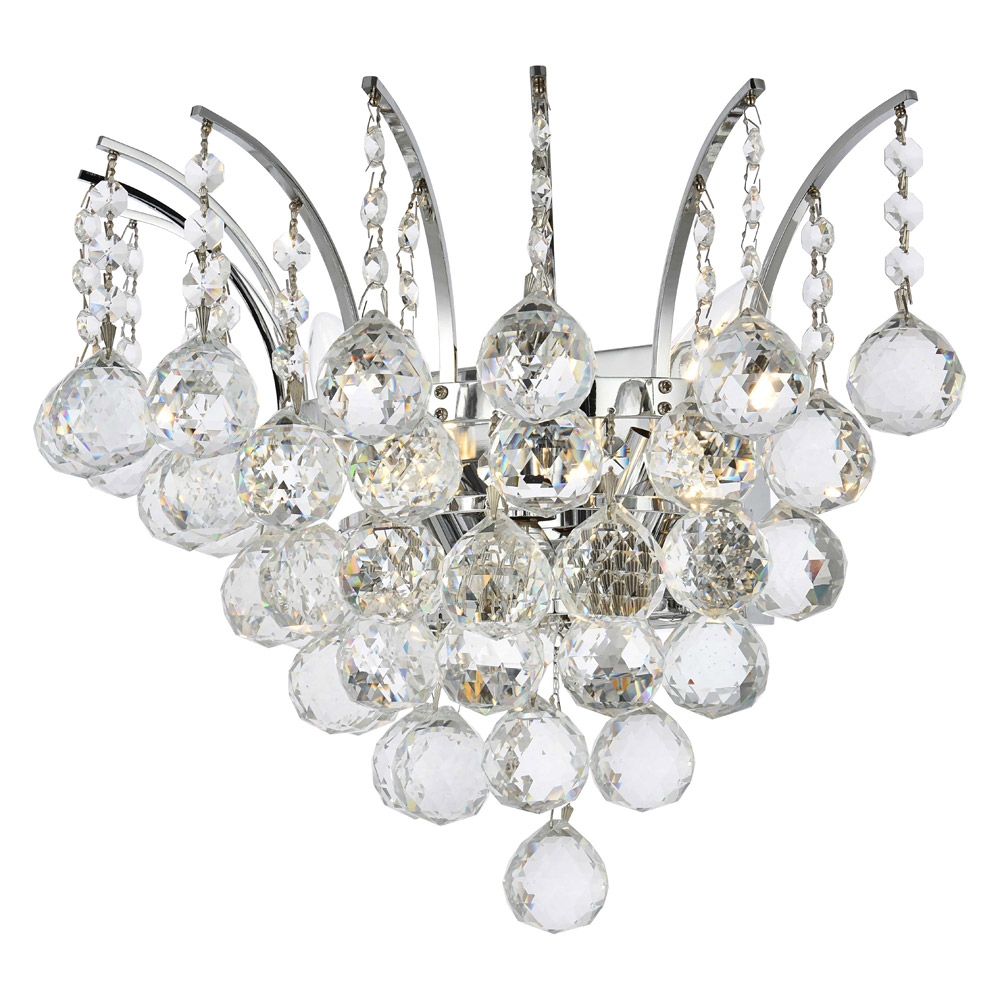 Elegant Wall Sconce - Chrome (V8031W16C-RC)