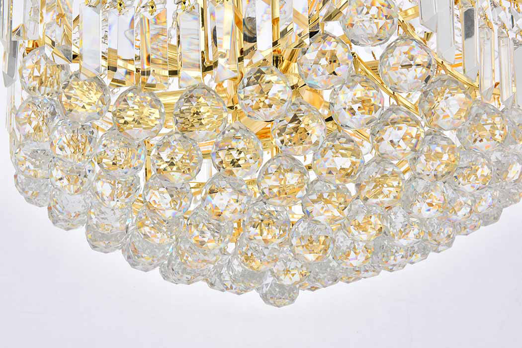 Elegant Chandelier - Gold, L 24" (V8949D24G-RC)