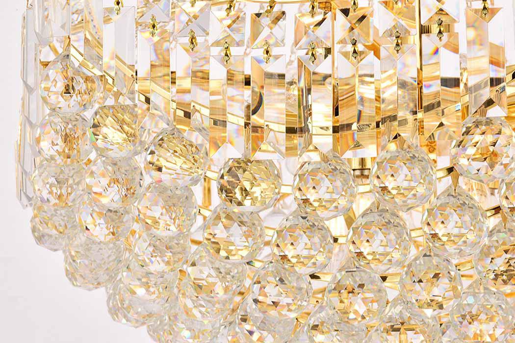 Elegant Chandelier - Gold, L 30" (V8949D30G-RC)