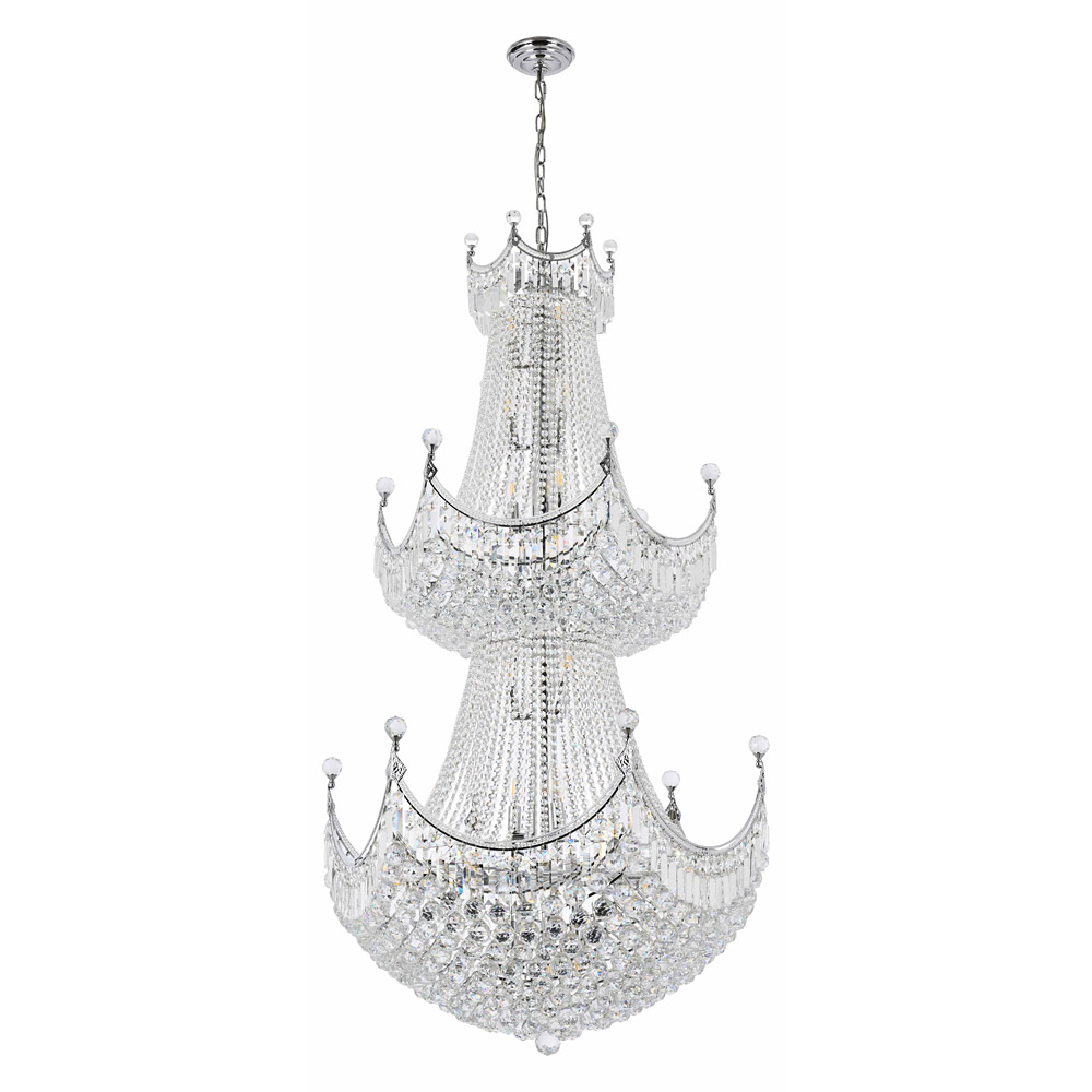 Elegant Chandelier - Chrome (V8949G36C-RC)