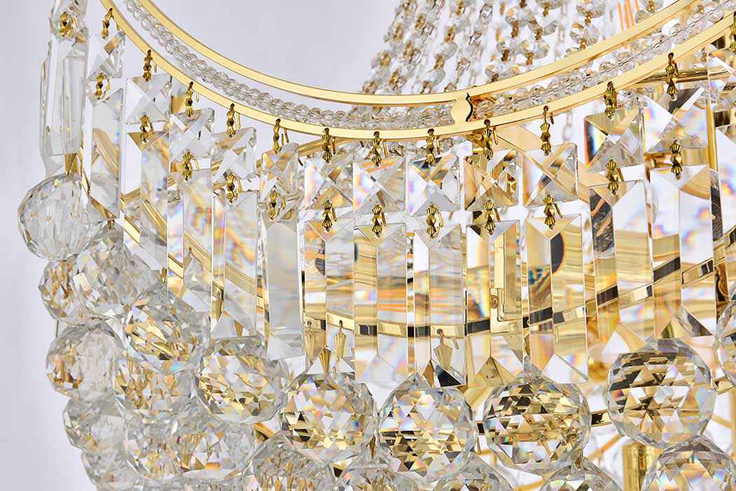 Elegant Chandelier - Gold/EC (V8949G36G-EC)