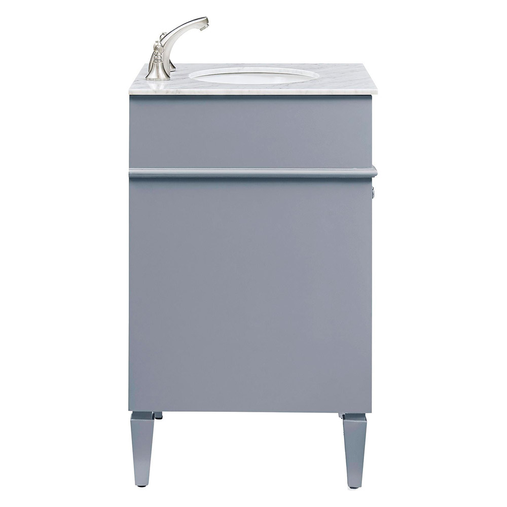 Elegant 24" Single Bathroom Vanity Set - Gray (VF-1027)