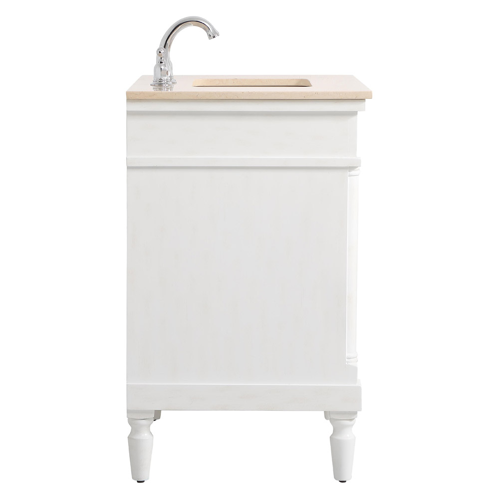 Elegant 30" Single Bathroom Vanity Set - Antique White (VF-1030AW)