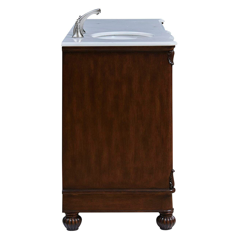 Elegant - Windsor 52" Single Bathroom Vanity Set (VF-1044BR)