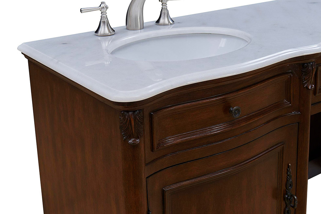 Elegant - Windsor 52" Single Bathroom Vanity Set (VF-1044BR)