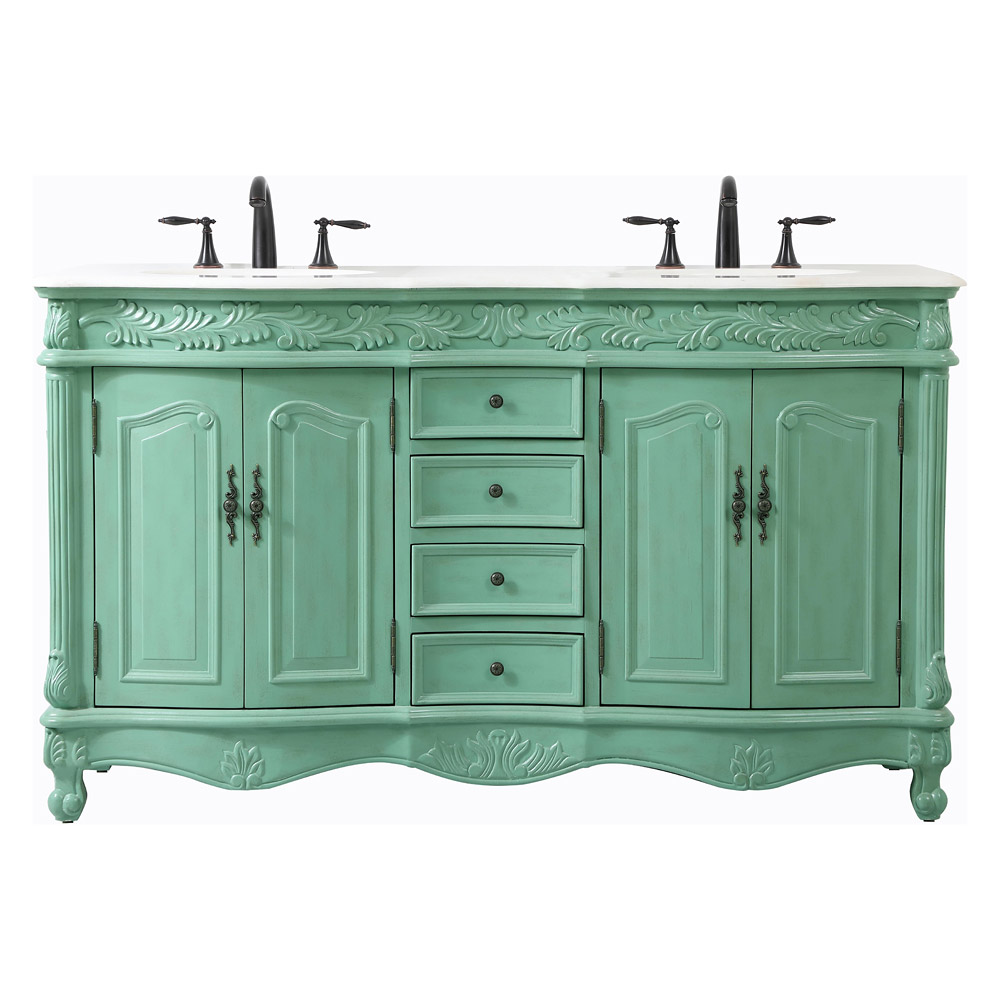 Elegant - Windsor Wide Double Vanity Set